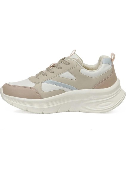 Lındsey Pu W 5pr Ekru Kadın Comfort Sneaker Spor Ayakkabı modelleri