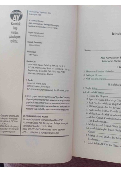 . Ahmet Özalp'in Safahat'tan (1911-1924) Seçmeler Içeren 'atlı Aklı Kamaştıran Belagat Kasırgası - Safahatın Yankıları ( 1911 - 1924 ) 2019 Basim 1,basim 480 Sayfa Cok Temiz Kondisyonda fırsatları