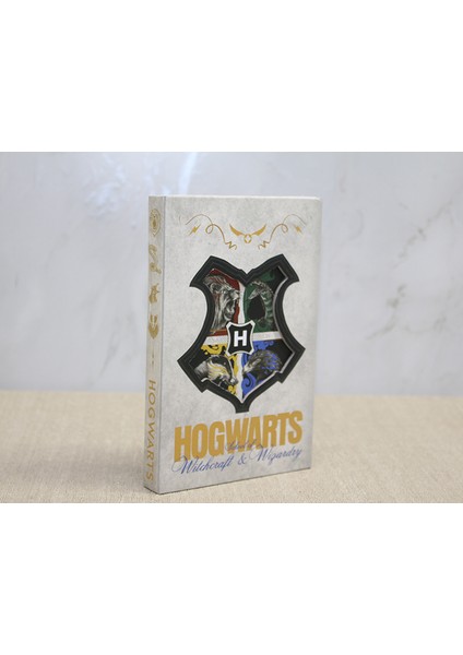 Harry Potter Hogwarts Amblemli Deri Defter