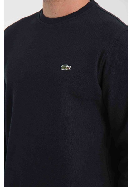 Basıc Bisiklet Yaka Regular Fit Lacivert Sweatshırt fiyatları