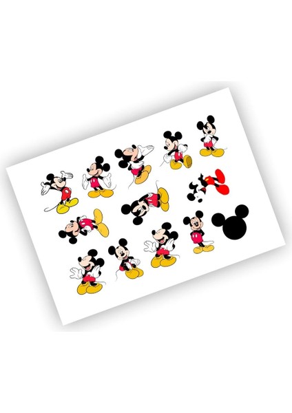 Mickey Mouse Sticker Micky Etiket fiyatları