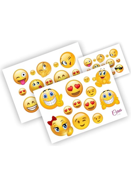 Emoji Sticker Etiket