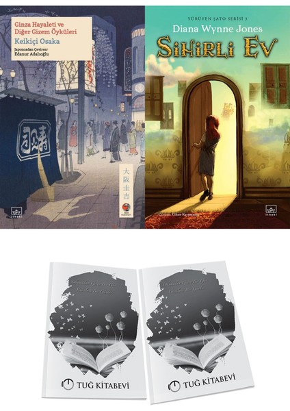 Ginza Hayaleti ve Diğer Öyküler ve Sihirli Ev (Ciltli) 2li Set + Hediyeli