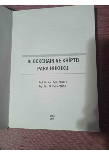 Blockchaın ve Kripto Para Hukuku fatih Bilgili-M.fatih Cengil ciltli Somizli Yeni Kondisyonda fırsatları