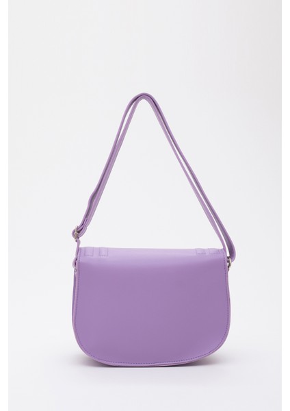 Lila SHK93 Suni Deri 2 Bölmeli Ayarlanabilir Askılı Kol ve Omuz Çantası fırsatları