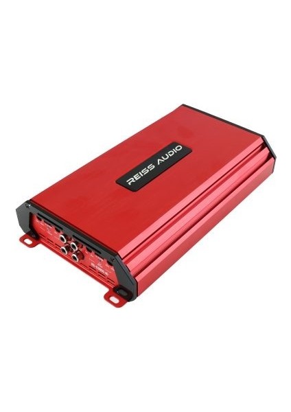 Audio RS-Q3000.4 D 4X150 Rms Mini Pro Seri Kırmızı Oto Amfi Anfi Amplifier