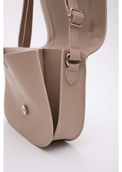 Vizon SHK93 Suni Deri 2 Bölmeli Ayarlanabilir Askılı Kol ve Omuz Çantası