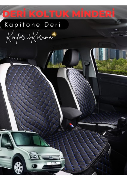 Ford Connect Uyumlu Tam Set Deri Koltuk Minderi | Tam Koruma | Universal | Oto Koltuk Kılıfı | A2