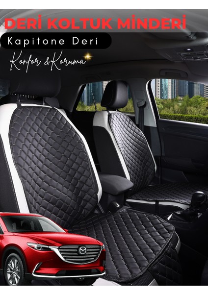 Mazda Cx9 Uyumlu Tam Set Deri Koltuk Minderi | Terletmez | Universal | Su Geçirmez | A4