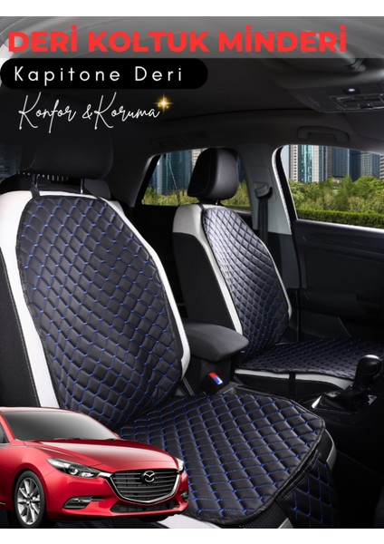 Mazda Mazda6 Uyumlu Tam Set Deri Koltuk Minderi | Terletmez | Kolay Montaj | Oto Aksesuar | A2