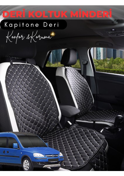 Opel Combo Uyumlu Tam Set Deri Koltuk Minderi | Terletmez | Universal | Oto Aksesuar | A3