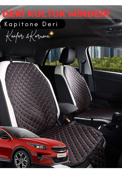 Kia Xceed Uyumlu Tam Set Deri Koltuk Minderi | Terletmez | Universal | Oto Aksesuar | A5