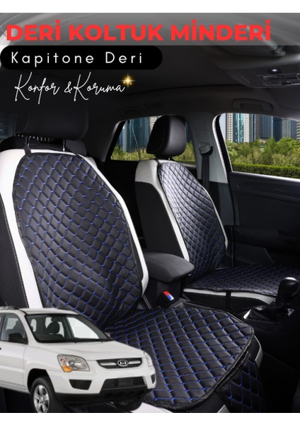 Kia Sportage Uyumlu Tam Set Deri Koltuk Minderi | Terletmez | Universal | Su Geçirmez | A2