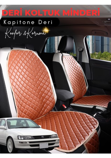 Toyota Corolla Efsane Kasa Uyumlu Tam Set Deri Koltuk Minderi | Universal | Oto Aksesuar | A6