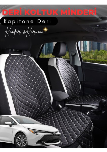 Toyota Corolla Se Hatchback Uyumlu Tam Set Deri Koltuk Minderi | Universal | Oto Aksesuar | A3