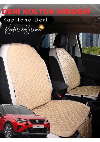 Seat Arona Uyumlu Tam Set Deri Koltuk Minderi | Terletmez | Universal | Oto Koltuk Kılıfı | A7