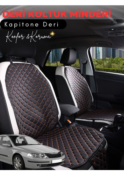 Renault Laguna 1 Uyumlu Tam Set Deri Koltuk Minderi | Terletmez | Universal | Tam Koruma | A5