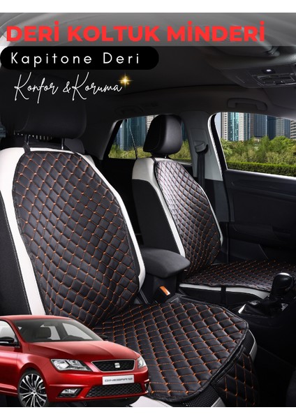 Seat Rapid Uyumlu Tam Set Deri Koltuk Minderi | Terletmez | Universal | Su Geçirmez | B5
