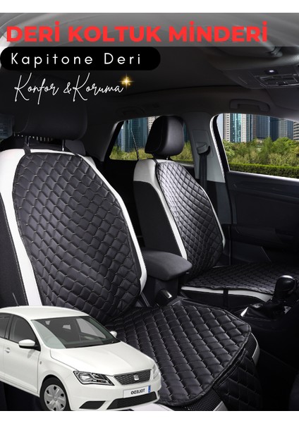 Seat Toledo Uyumlu Tam Set Deri Koltuk Minderi | Terletmez | Universal | Tam Koruma | A4