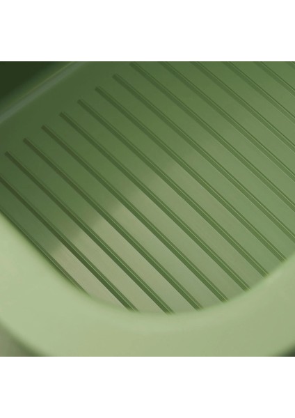 Pepprıg Kova Saplı Açık Yeşil Temizlik ve Eşya Kutusu 14,5 L Dalgalı Taban indirimleri