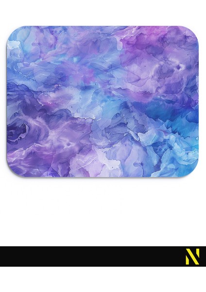 Renkli Desenli Ergonomik Mouse Pad - 23 cm x 19 cm - Kaydırmaz Taban Ev ve Ofis Kullanımı Için Ideal Fare Altlığı Mousepad