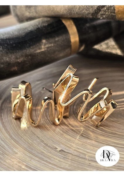 - Zig Loop Kadın Küpe