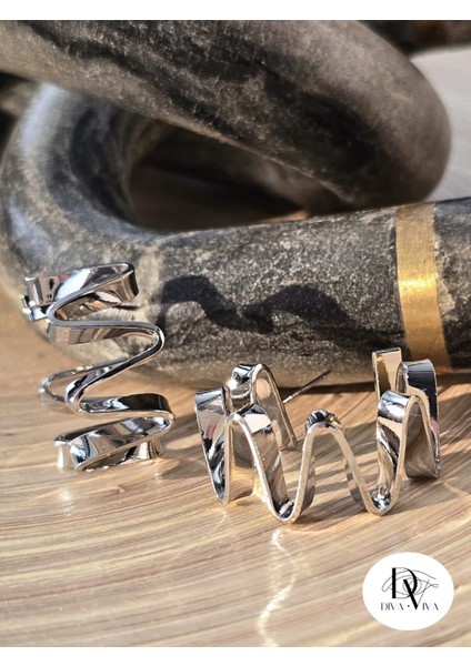 - Zig Loop Kadın Küpe