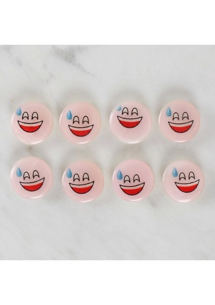 Crafts 8'li Gülen Yüz Düğme - 1017 fiyatları