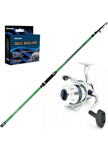 Aria 8000 - Kendo Spider Boat 210CM Teleskopik Olta Seti