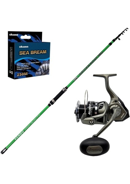 Acuador 8000 - Kendo Spider Boat 180CM Teleskopik Olta Seti