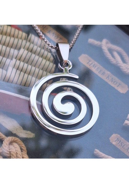 Zen Enerjisiyle Yaşam Döngüsü Uzak Doğu Mistik Spiral Kolye