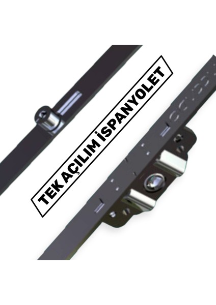 Accado Tek Açılım Ispanyolet – Cam Balkon ve Pencere Sistemleri Için Uyumlu Mekanizma