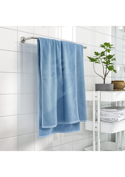 Gulvıal Banyo Havlusu Koyu Gri Mavi 100 x 150 cm Yumuşak Emici Makinede Yıkanabilir fırsatları
