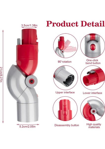 Dyson V7 V8 V10 V11 V15 Için Alt Adaptör,dyson V7 V8 V10 V11 V15 Mobilya Altı Adaptörü indirimleri