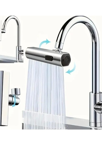 Çok Fonksiyonlu Mutfak Banyo Musluk Adaptörü
