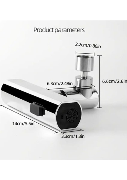 Çok Fonksiyonlu Mutfak Banyo Musluk Adaptörü