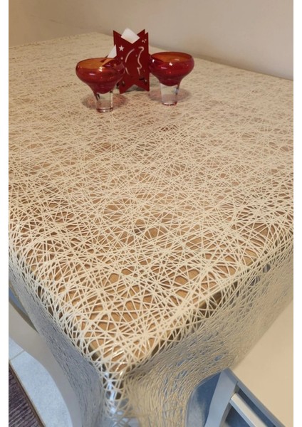 Bej Krem Ithal Pvc Muşamba - Desenli Silinebilir Masa Örtüsü Lüx Muşamba Sofra Bezi modelleri
