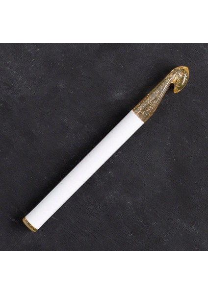 Champagner 12MM 15CM Plastik Simli Yün Tığ - fiyatları