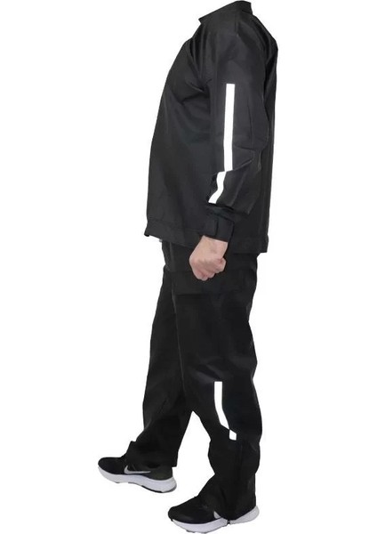 Yağmurluk Takım (Bahçıvan Tipi Askılı Pantolon ve Mont) - Siyah modelleri