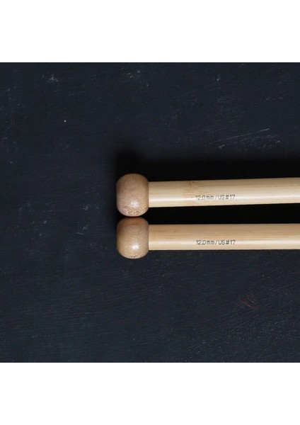 Bambus 12 mm 35 cm Bambu Örgü Şişi - 500-7 modelleri