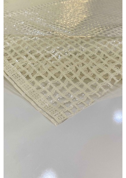 Şeffaf Hasır Lüx Pvc Kaplamalı Silinebilir Masa Örtüsü Su Geçirmez Muşamba Sofra Bezi Kare Desenli. fiyatları