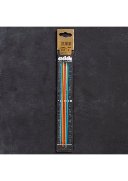 Colibri 3,5mm 20CM Renkli Çorap Şişi - 204-7