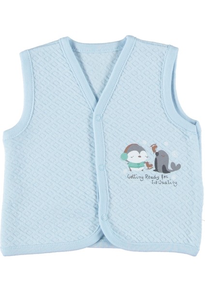 Tavşan Nakışlı Kapitone Yelek