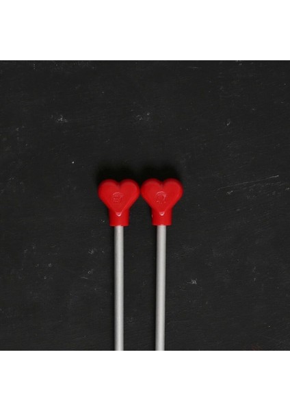 Addı Kalpli 4,5mm 40CM Klasik Alüminyum Örgü Şişi modelleri