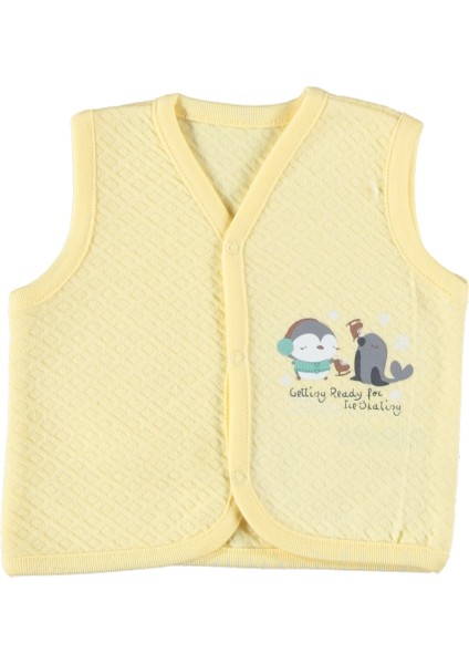 Tavşan Nakışlı Kapitone Yelek