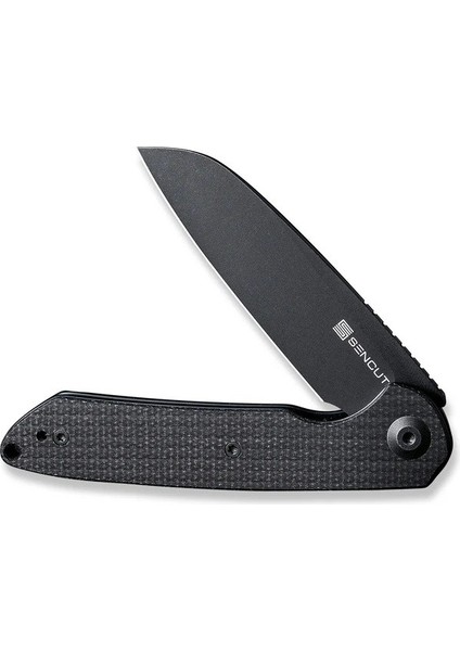 Kyril Flipper Knife Micarta Handle All Black Çakı fırsatları