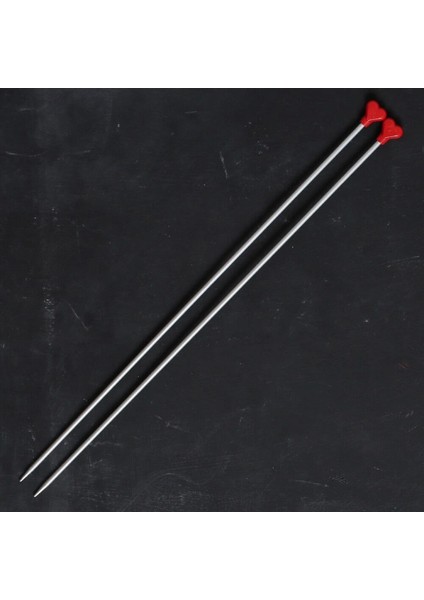 Addı Kalpli 4mm 40CM Klasik Alüminyum Örgü Şişi - fiyatları