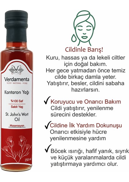Sarı Kantaron Yağı Kantoron Yağı Içilebilir 250 Ml. Kantaron Yağı 250 cc modelleri