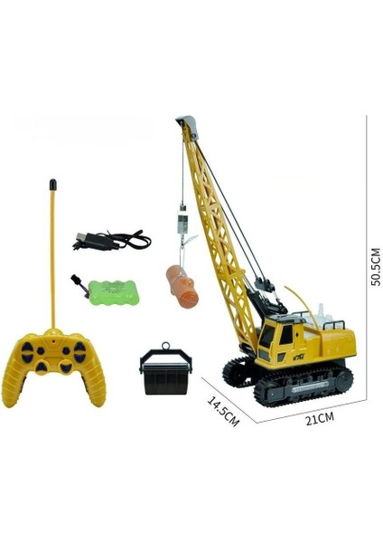 Toycraft Megavinç 12 Kanal Şarjlı Uzaktan Kumandalı Inşaat Vinci – 50 cm Dev Boy modelleri