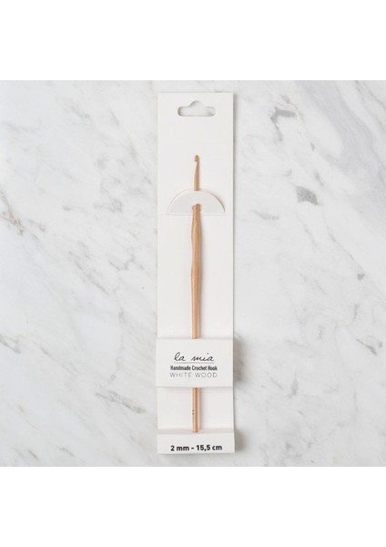 Whitewood 2 mm 15.5 cm Ahşap Yün Tığ